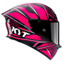 KYT TT Revo Hyper Pink Helmet