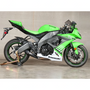 M4 Kawasaki ZX-10R 2008-10 Slip-On System with Black GP Canister