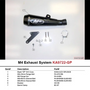 M4 Kawasaki ZX-10R 2008-10 Slip-On System with Black GP Canister