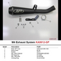 M4 Kawasaki ZX-10R 2011-15 Slip-On System with Black GP Canister