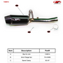 M4 Yamaha FZ-09/MT-09 2014-2020 Slip-On with Carbon Fiber Canister