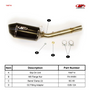 M4 Yamaha FZ-07/MT-07 2015-2020 / XSR700 2016-2021 Slip-On with Carbon Fiber Canister
