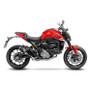LeoVince LV-10 Slip-On Exhaust Ducati Monster 937 / Plus / SP 2021-2024 - Black Stainless Steel