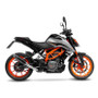 LeoVince GP Corsa Slip-On Exhaust KTM 390 Duke 2021-2023 - Matte Carbon Fiber