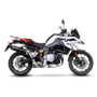 LeoVince Nero Slip-On Exhaust BMW F750GS / F850GS / Adventure 2019-2023 - Black Stainless Steel/Carbon Fiber