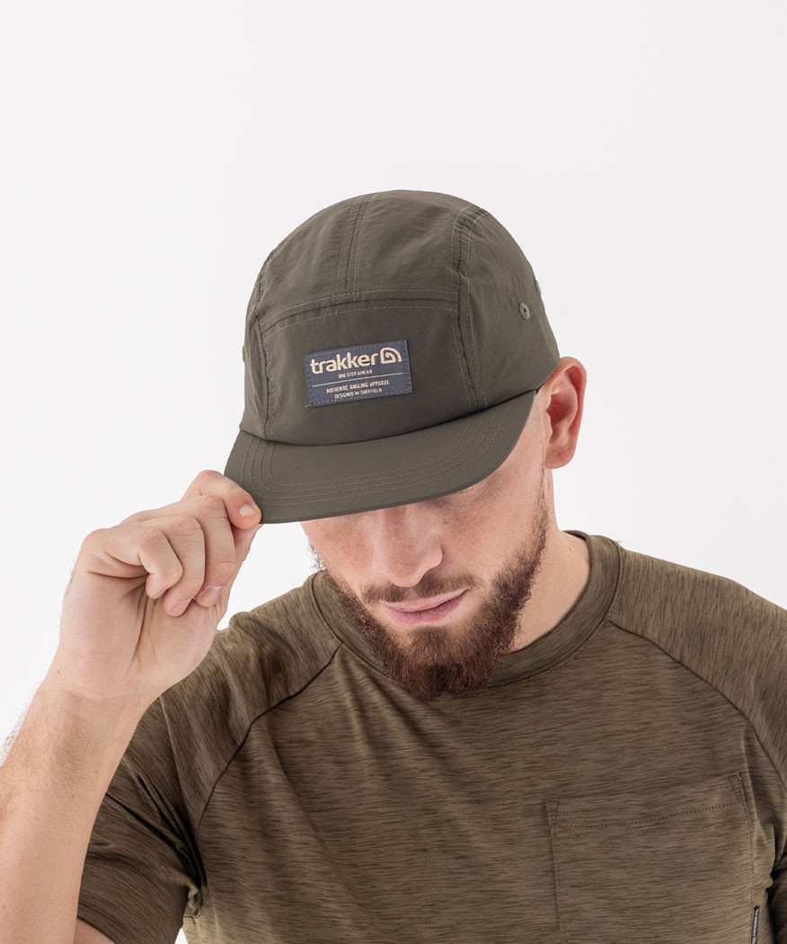 5 Panel Green Cap