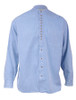 Grandfather Shirt - Blue Pin Stripes - Unisex