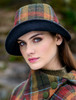 Ladies Tweed Clodagh Cap - Autumn Plaid