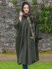 Moss Green Pure Wool Country Walking Cape