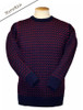 Norwegian Sweater for Women Navy/Red