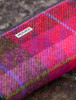 Mucros Tweed Purse - Pink Plaid
