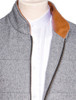 Men's Tweed Body Warmer - Light Grey