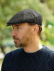 Donegal Tweed 8 Piece Panel Cap - Charcoal Fleck