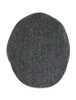 Donegal Tweed Flat Cap - Charcoal Fleck