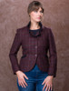 Emer Tweed Blazer - Winter Berry Check