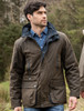 Archie Men's Waxed Jacket - Olive