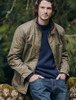 Carrickfergus Men's Waxed Jacket - Dusky Green