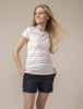 Causeway Short Sleeved T-Shirt - Pink & Blue Stripe