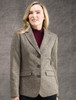 Tara Tweed Hacking Jacket - Light Tan Herringbone