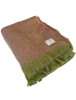 Mohair Throw - Green Purple