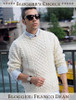 Blogger's Choice: Men's Merino Aran Sweater - Franco Dean