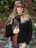 Ladies Wool Peaky Blinders Hat - Donegal Rust