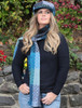 Wool Donegal Scarf - Tara Blue