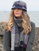 Wool Donegal Scarf - Lavender