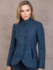 Niamh Tweed Blazer – Navy Hacking Check