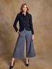 Emer Tweed Blazer - Deep Navy Melton