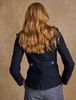 Emer Tweed Blazer - Deep Navy Melton