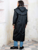 Donegal Ladies Waterproof Full Length Coat - Black