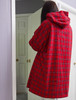 Ladies Irish Flannel Lounge Hoodie - Red Tartan