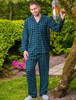 Men's Irish Flannel Pyjamas - Green Blackwatch