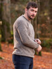 Gents Roll Neck Sweater - Pebble Grey