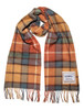 Pure Wool Tartan Check Scarf - Autumn Check