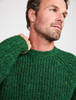 Men's Fisherman Crew Neck Aran Sweater