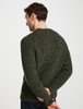 Men's Fisherman Crew Neck Aran Sweater