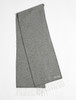 Lambswool Scarf - Grey Herringbone