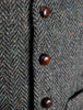 Donegal Tweed Waistcoat - Charcoal