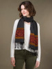 Celtic Dogs Pattern Scarf - Charcoal