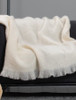 Mohair Throw - White 