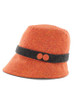 Ladies Tweed Clodagh Cap - Rust