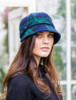 Ladies Tweed Flapper Cap - Blackwatch