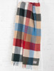 Lambswool Throw - Multi Color Check