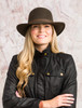  Ladies Boston Jack Wool Felt Hat - Brown