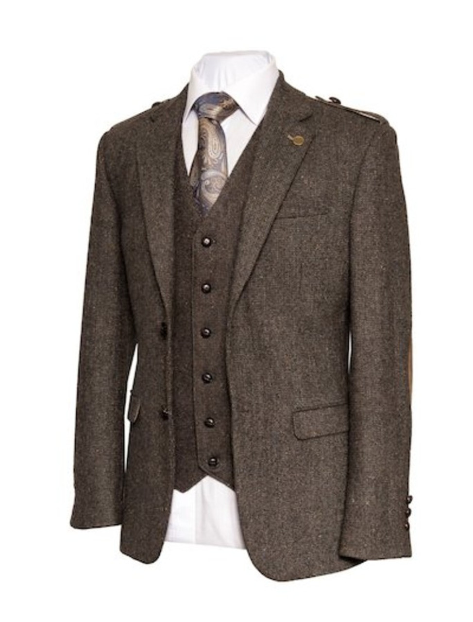 Oscar Wilde Tweed Brown Jacket