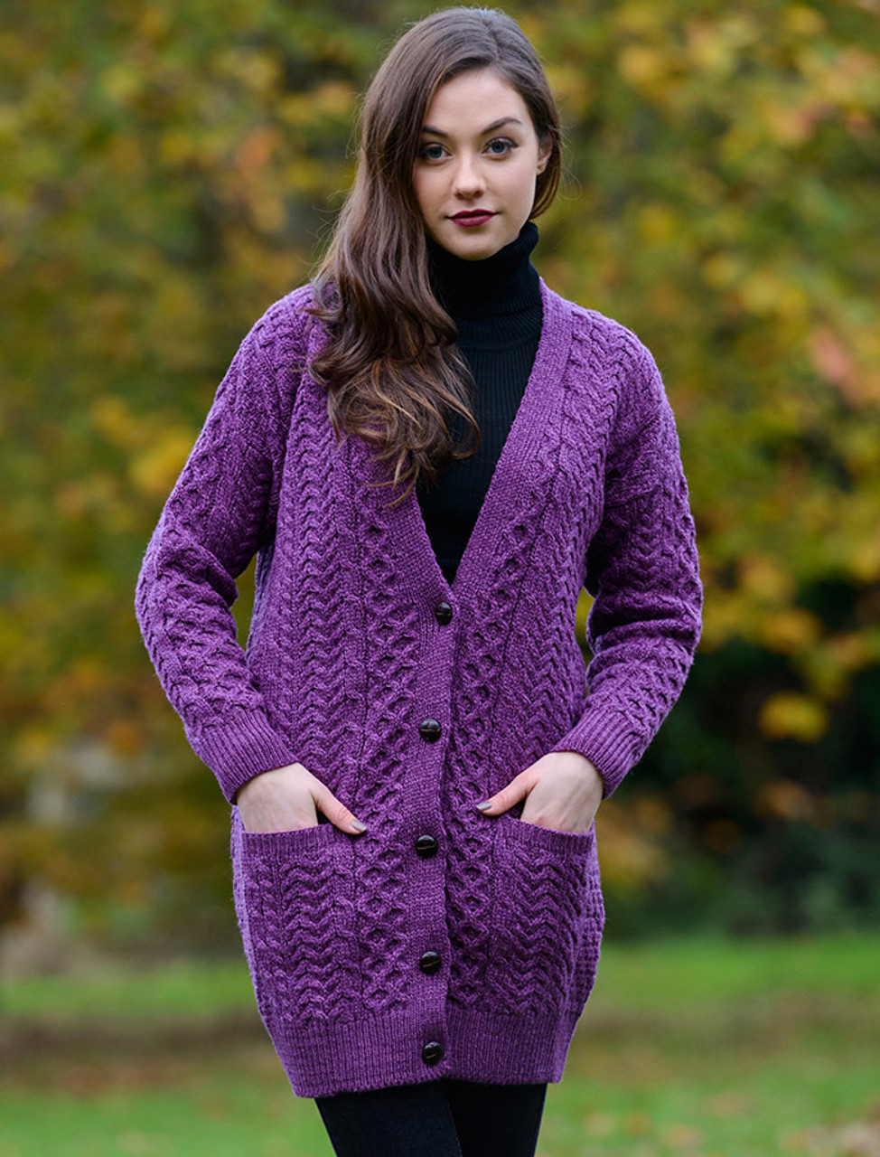 merino wool cardigan ladies