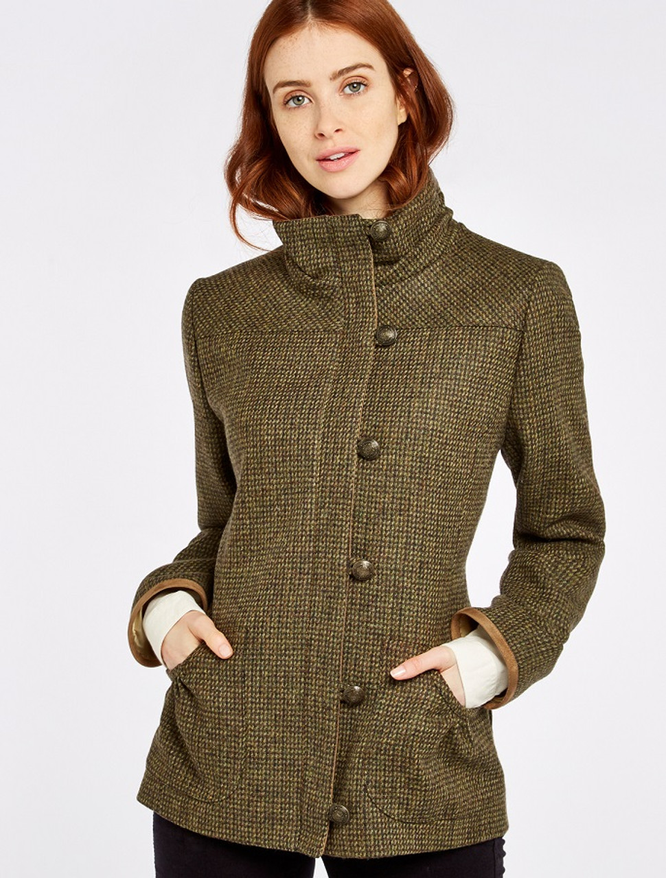 Bracken Ladies Tweed Jacket - Heath