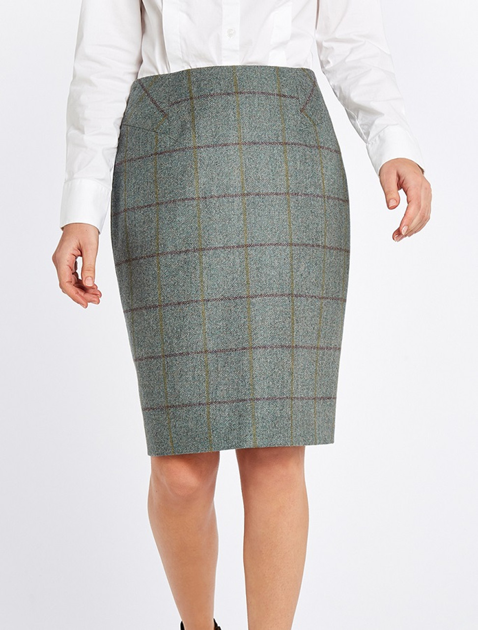 Fern Ladies Fitted Tweed Knee Length 